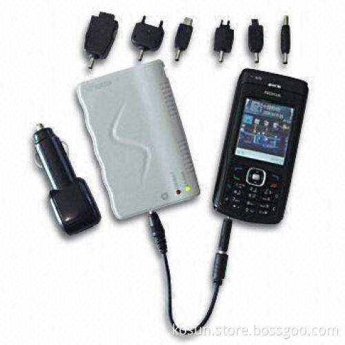 Power Bank with 2,200mA Capacity, 650 to 750mA DC Input Current, and 100 to 240V AC Input Voltage